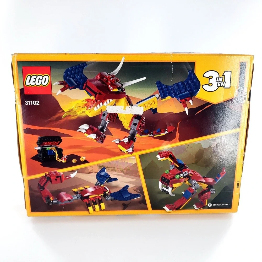 LEGO CREATOR: Fire Dragon (31102) Damaged Box Brand New Factory Sealed